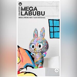 Mega Labubu 400% 10th
Anniversary Limited Edition.
Brand New, Unopened & Sealed